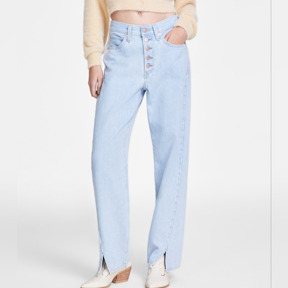LEVI'S 94 Baggy Twisted Jeans - Plot Twist. Light wash jeans 27  or 26